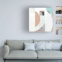 Bellissimo Art 'Stripes and Circles III' Canvas Art