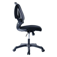 Íróasztal, aukfa kényelmes, lélegző háló feladat szék flip-up karokkal, magas hátsó számítógépes székkel, forgóhálószék hálószobához,