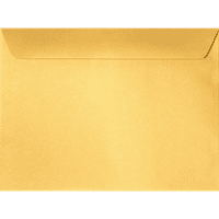 Luxpaper füzet borítékok, arany metál, 1000 csomag