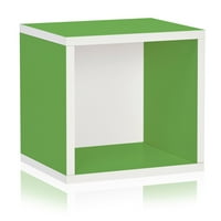Way alapok Eco egymásra rakható csatlakoztatható nyitott tároló kocka és cubby szervező, több szín