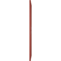 Ekena Millwork 12 W 58 H True Fit PVC Cedar Park Rögzített redőnyök, borsvörös