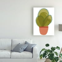 Védjegy Képzőművészet 'Mod Cactus i' Canvas Art készítette: Rob Delamater