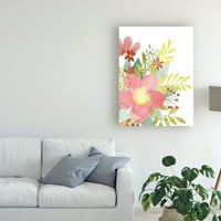 Védjegy Képzőművészet 'Colossal Florals I' Canvas Art by Grace Popp