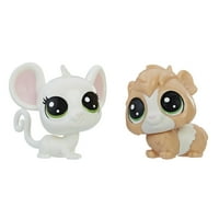 Littlest Pet Shop Zoe Housemouse & Fluffers Guinea