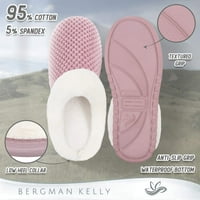 Bergman Kelly USA Női Scuff klumpa Korall gyapjú memória hab papucs Beltéri Kültéri Ház cipő