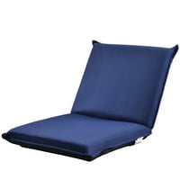 Többfunkciós hajtogató padló lusta kanapé állítható futon, kék