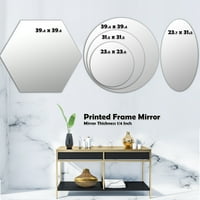 Designart 31.5 23.7 Modern fali tükör