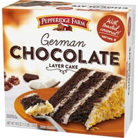 Pepperidge Farm fagyasztott német csokoládé réteg, 19. oz. Doboz
