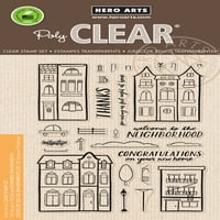 Hero Arts Clear Stamps 4 X6 Üdvözöljük a szomszéd