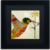 Védjegy Képzőművészet Hummingbird Brocade III Canvas Art by Color Bakery Black Matte, Fekete Frame
