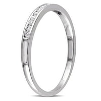 Carat T.W. Diamond 10K Fehér Arany félig állandó évforduló gyűrű