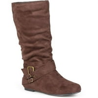 Brinley Co. Slouchy Side Accent Buckle Boots