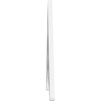 Ekena Millwork 36 W 21 H 1 P hangmagasság Robin építészeti minőségű PVC Gable Pediment