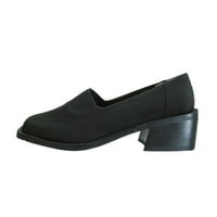 Ginny női széles szélességű alkalmi csúszás cipő fekete 9