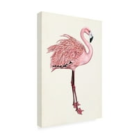 Naomi McCavitt 'Stricing Flamingo i' Canvas Art