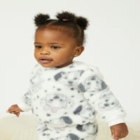 Disney Dalmatians Baby és kisgyermek fiú vagy lány, sherpa pulóver és kocogó ruhakészlet, darab, méretek hónapokig 5T -ig
