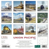 Willow Creek Press Union Pacific Trains fali naptár