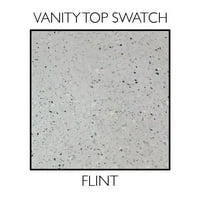 Design House Quartz Single Bowl Vanity Top 37x22, Flint