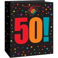 Születésnapi vidámság 50. születésnapi ajándék táska