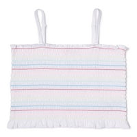 Wonder Nation Girls 4- & Plus Smocked Tank Top