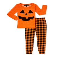 Derek Heart illesztő családi Halloween pizsama szett, 2 darab