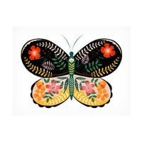 Grace popp 'pillangó szirmok i' vászon művészet