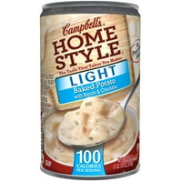 Campbell's Homestyle könnyű sült burgonya szalonnával és cheddar levessel, 18. Oz
