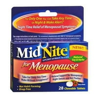 Midnite a menopauza -kiegészítő rágható tabletták bogyós ízesítő sapkák