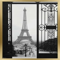 Az Eiffel-Torony-Kapu Nézet Fali Poszter, 22.375 34