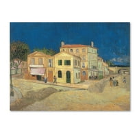 Vincent Van Gogh, a „The Yellow House” vászon művészete védjegye