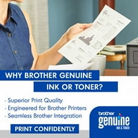 Testvér valódi, magas hozamú fekete nyomtató festékkazetta két TN7602pk