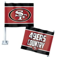 San Francisco 49ers otthoni autó zászló