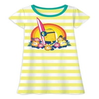 Minions lányok exkluzív grafikus póló ruha, Méretek 4-18