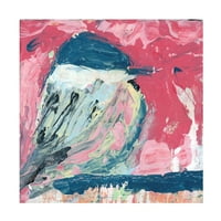 Katie Jeanne Wood 'Chickadee Bird 10' Canvas Art