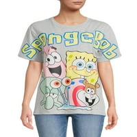 Spongyabob és Nickelodeon Juniors grafikus pólók, 2 csomag