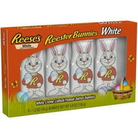 Reese húsvéti fehér Reester Bunnies Candy, 1. Oz.