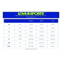 A Love & Sports Women futó rövidnadrág rövid béléssel, Méretek XS-3XL