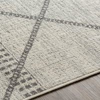 Művészi szövők Ruben Trellis Global Area Rug, Szürke, 9 '12'