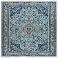 Linon Emerald Area szőnyeg kollekció, kék és Taupe, 2'2 3'2