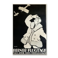 Védjegy Képzőművészet 'Berner Flugtage' vászon művészete Vintage Apple Collection