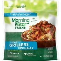 Morningstar Farms étkezési indítók Grillerek vega morzsolódnak, oz