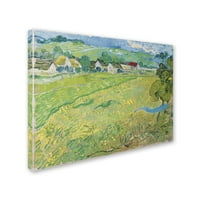 Védjegy Képzőművészet 'Les Vessenots Au Auvers' vászon művészet, Van Gogh