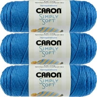 Caron Simply Soft Solids Fonal-Colbalt Blue, 3 Darabos Gyűjtőcsomagolás