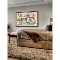 Venez A Montreal - Antik Keretes festménynyomtatás