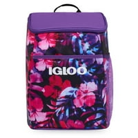 Igloo kannák tengerparti hátizsák puha oldalú hűtője, digitális lila