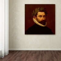 Védjegy Képzőművészet „Alonso Zuniga költő portréja” vászon művészete, El Greco