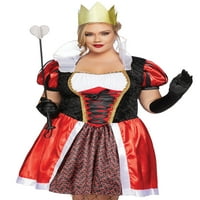Leg Avenue női Molett méretű csodaország Queen of Hearts Jelmez