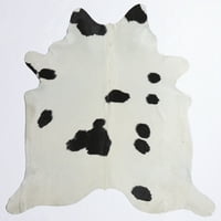 Szőnyegek Amerika kézzel kurátora Marhabőr gyűjtemény feketés fehér HC Kortárs állat terület szőnyeg 5 ' X6 ' 6