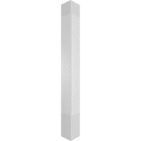 Ekena Millwork 8 w 10'h kézműves klasszikus négyzet alakú nem társított Herringbone Modern Fretwork oszlop W Crown Capital &
