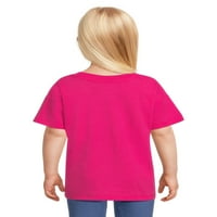 Barbie kisgyermek lány grafikus rövid ujjú póló, méretek 2T-5T